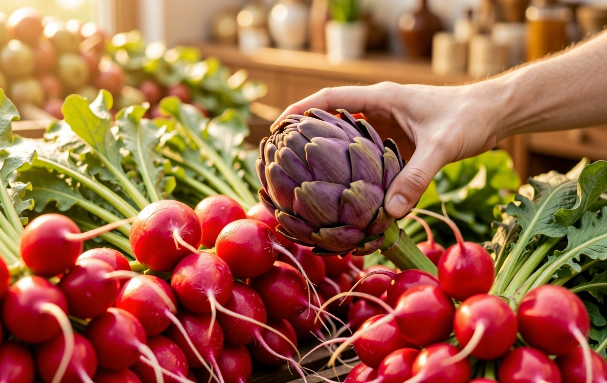 Ingrédients frais du marché de Toulouse