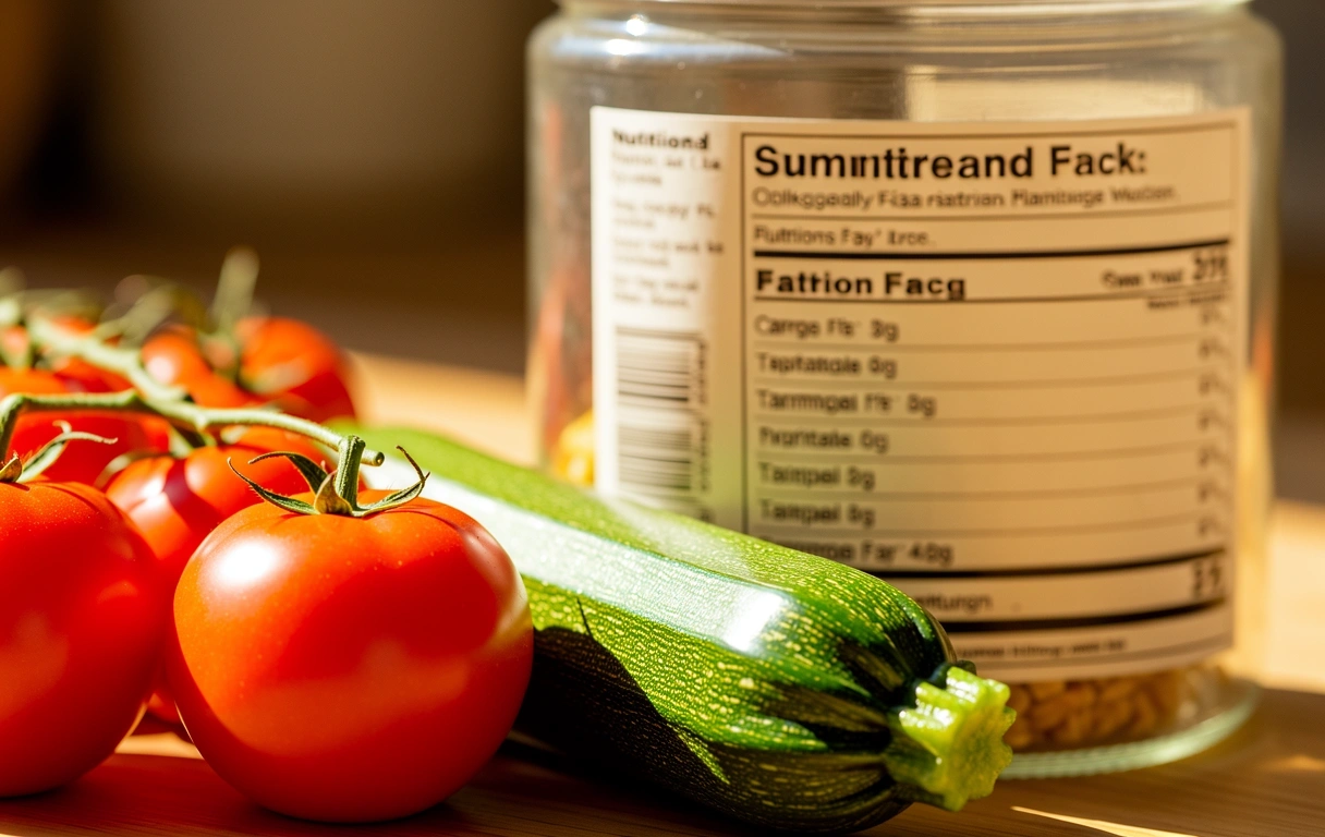 Exemple d'étiquetage alimentaire